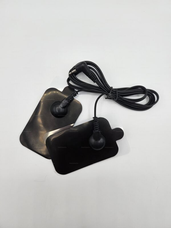 A pSticky Electro Pads kink toys with connecting cables, designed for an electrifying experience.