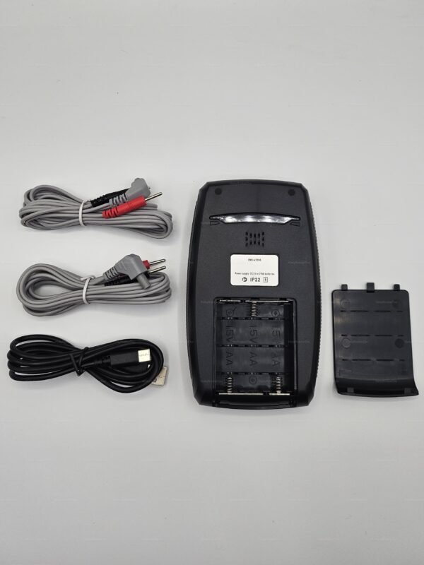 Electro-Play TENS Unit DC 2.5mm with cables and battery compartment for sensory exploration.